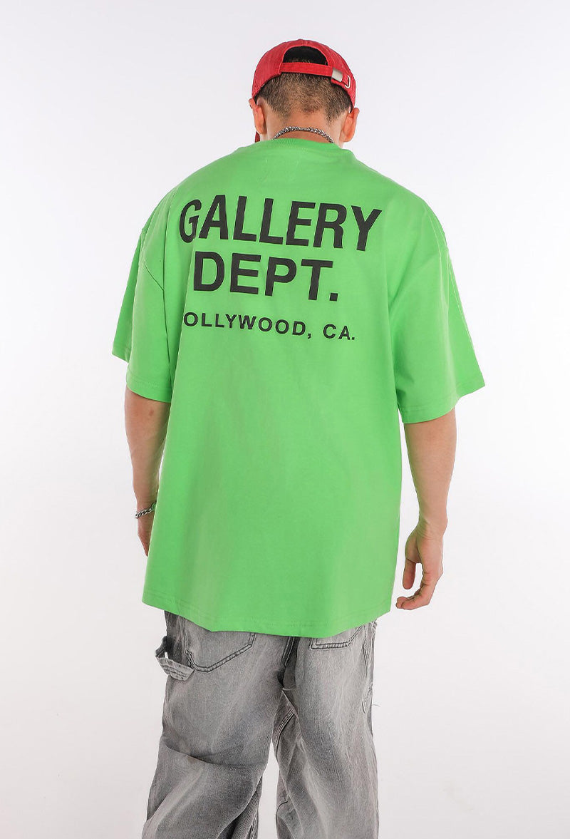 Gallery Dept Green Cotton T-Shirt