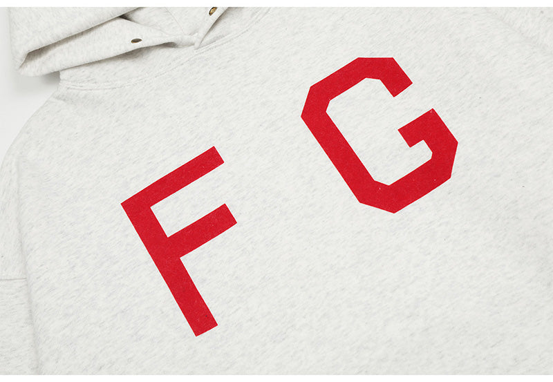 Fear Of God Season 7 FG flocked letters Hoodies