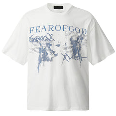 Fear Of God Thorn barrage print T-Shirts