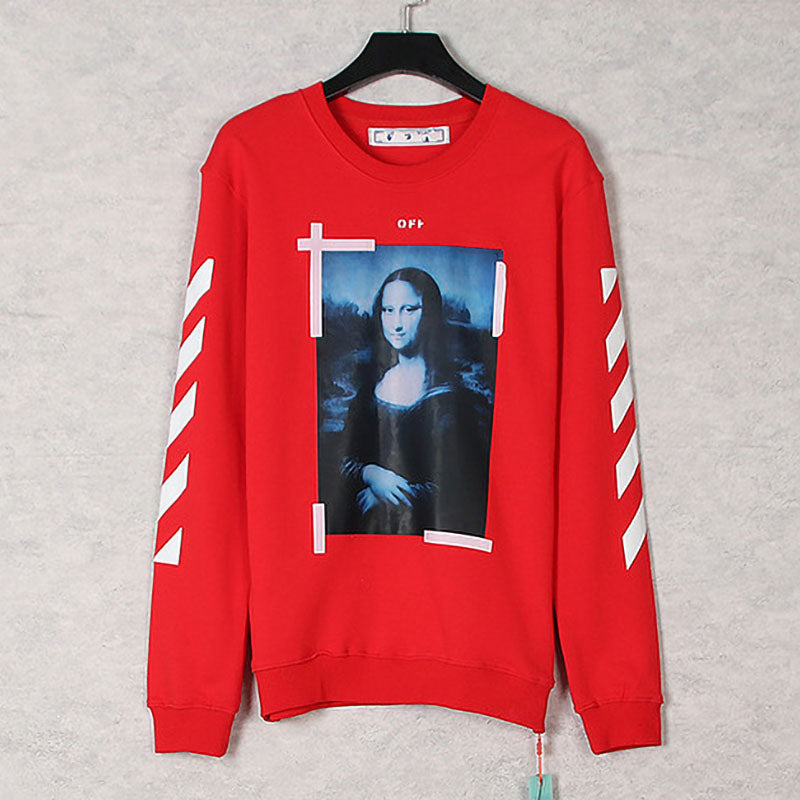 OFF WHITE Mona Lisa pattern Sweatshirts