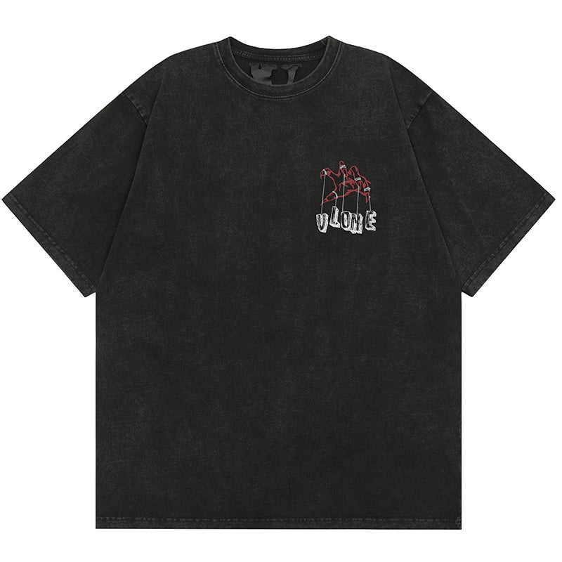 Vlone Ghost hand pattern print T-shirts