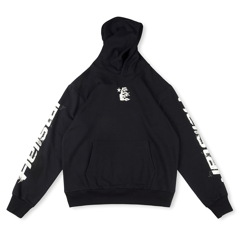Hellstar Fire Hoodie Black