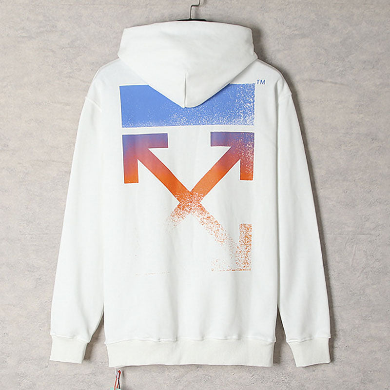 OFF-WHITE Color gradient arrow pattern Hoodies