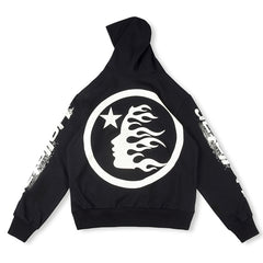 Hellstar Fire Hoodie Black