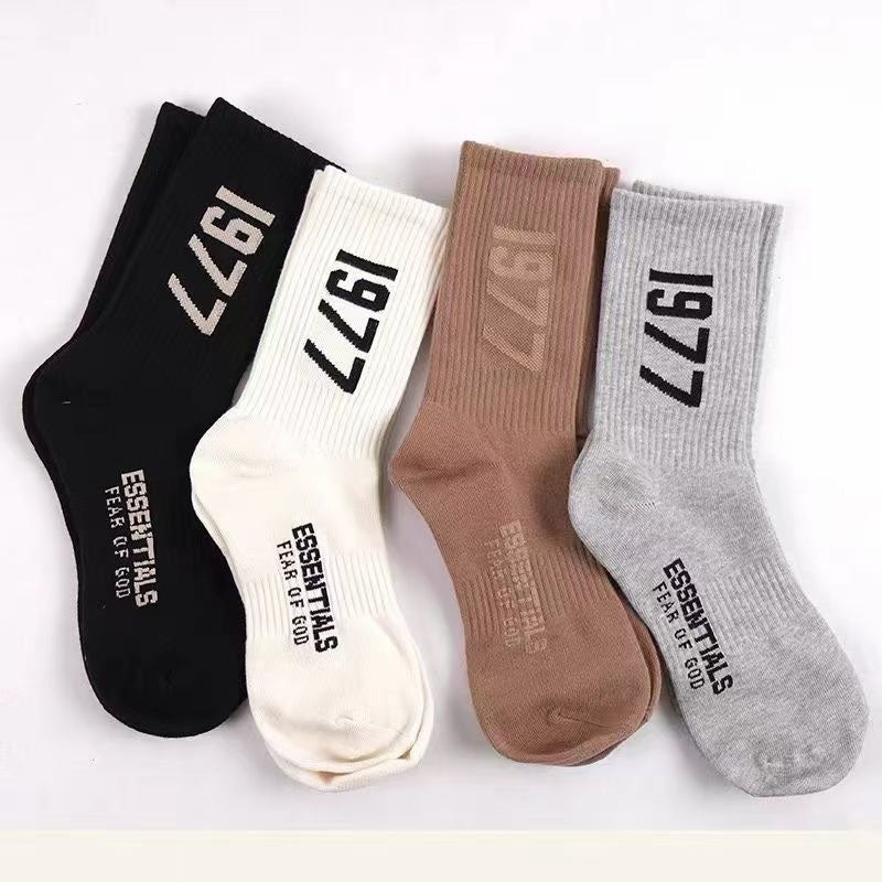 Fear Of God 1977 Vintage Alphabet Socks 2 pairs