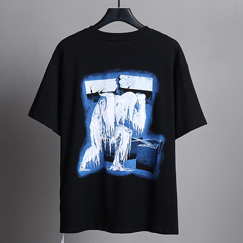 OFF-WHITE  Ice Man Graphic Print T-Shirts