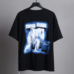 OFF-WHITE  Ice Man Graphic Print T-Shirts