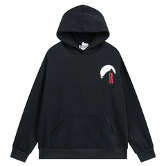 RHUDE Moonlight Stamp Logo-Print Cotton-Jersey Hoodie