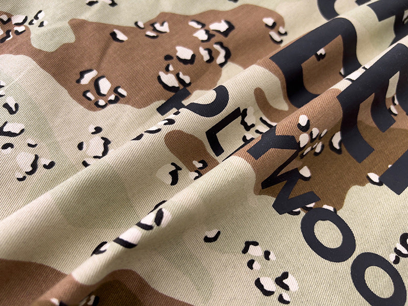 Gallery Dept. letter print camouflage coach Jacket