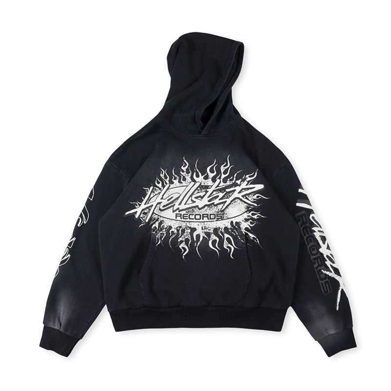 Hellstar Studios Records Hoodie Black