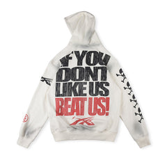 Hellstar lf You Dont Like Us Beat Us Hoodie