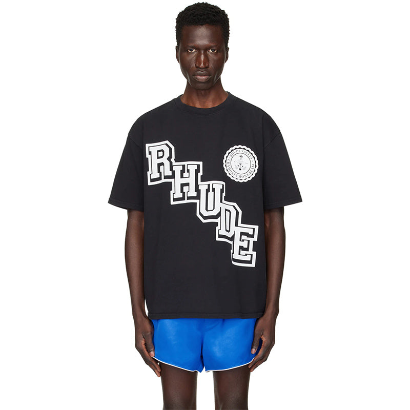 RHUDE Logo-Print Cotton T-Shirts