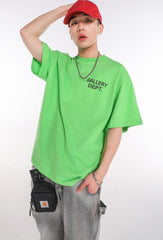 Gallery Dept Green Cotton T-Shirt