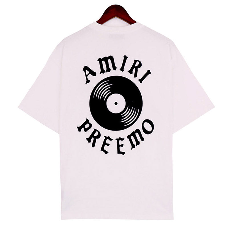 AMIRI Preemo Record Logo-Print Cotton-Jersey T-Shirts