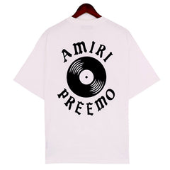 AMIRI Preemo Record Logo-Print Cotton-Jersey T-Shirts