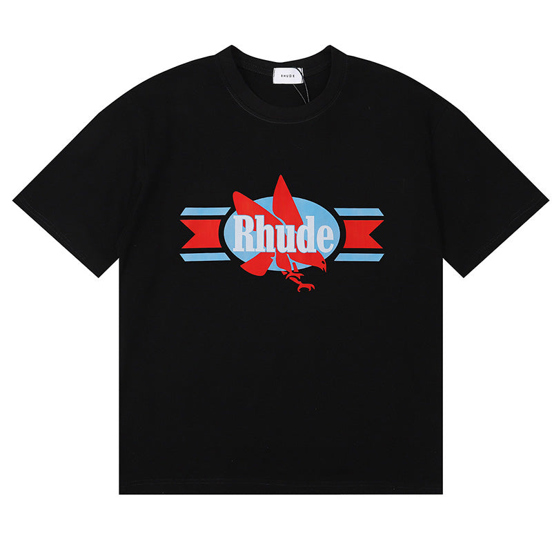 RHUDE Chevron Eagle cotton T-Shirts