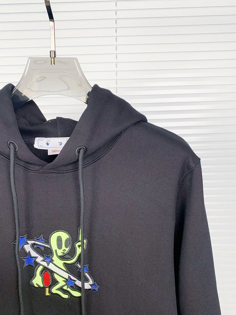 OFF-WHITE Alien pattern arrow Hoodies