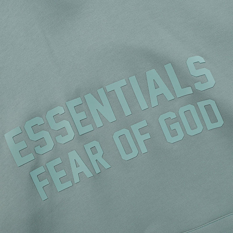 Fear Of God flocked lettering hoodies