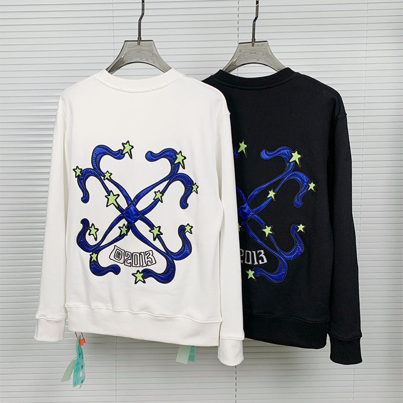 OFF WHITE alien pattern arrow Sweatshirts