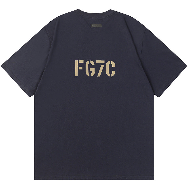 Fear Of God Flocking FG7C letters T-Shirts