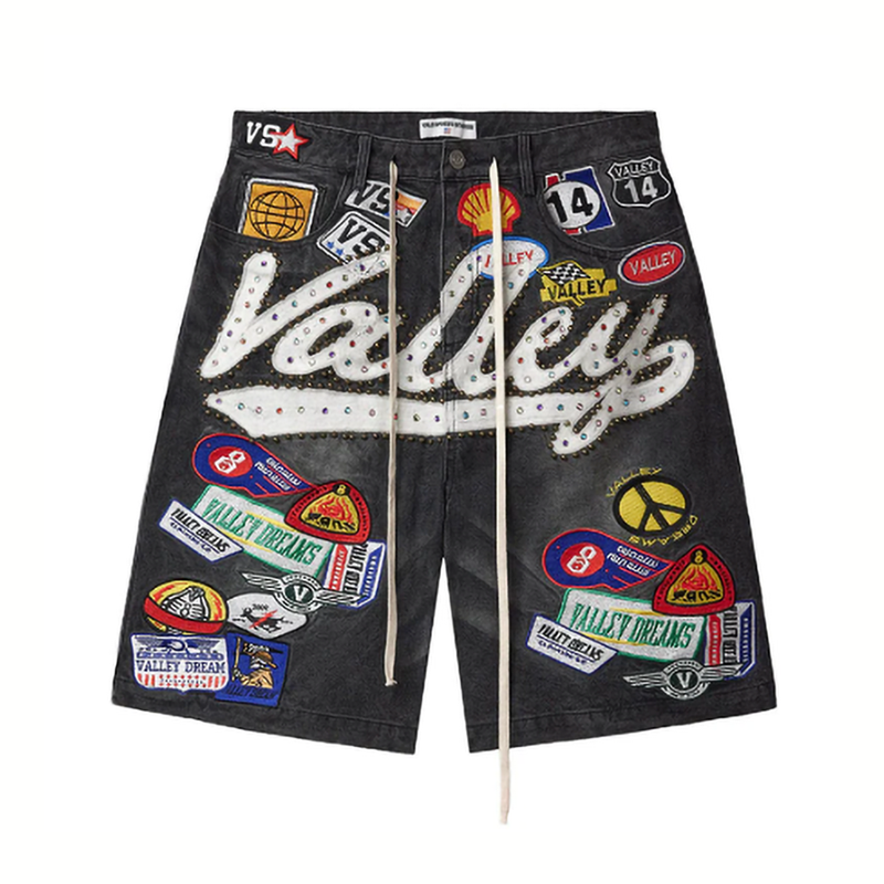 VALLEY Vale Forever 1980's Carpenter Denim Shorts