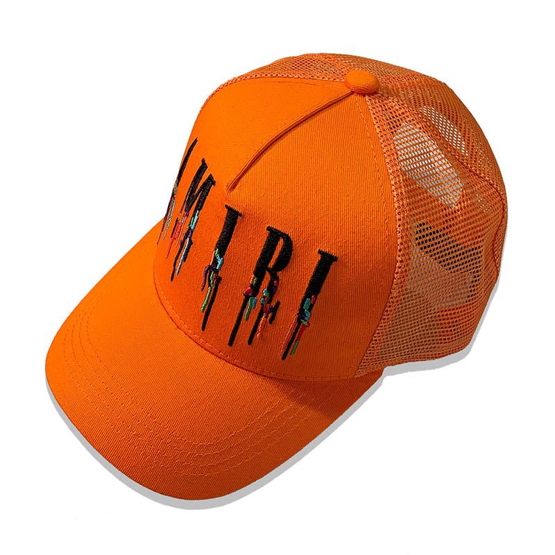 AMIRI color splash paint new color cap sun hat