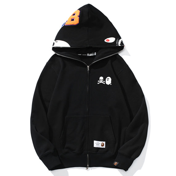 BAPE Shark Skull Zipper Hoodie