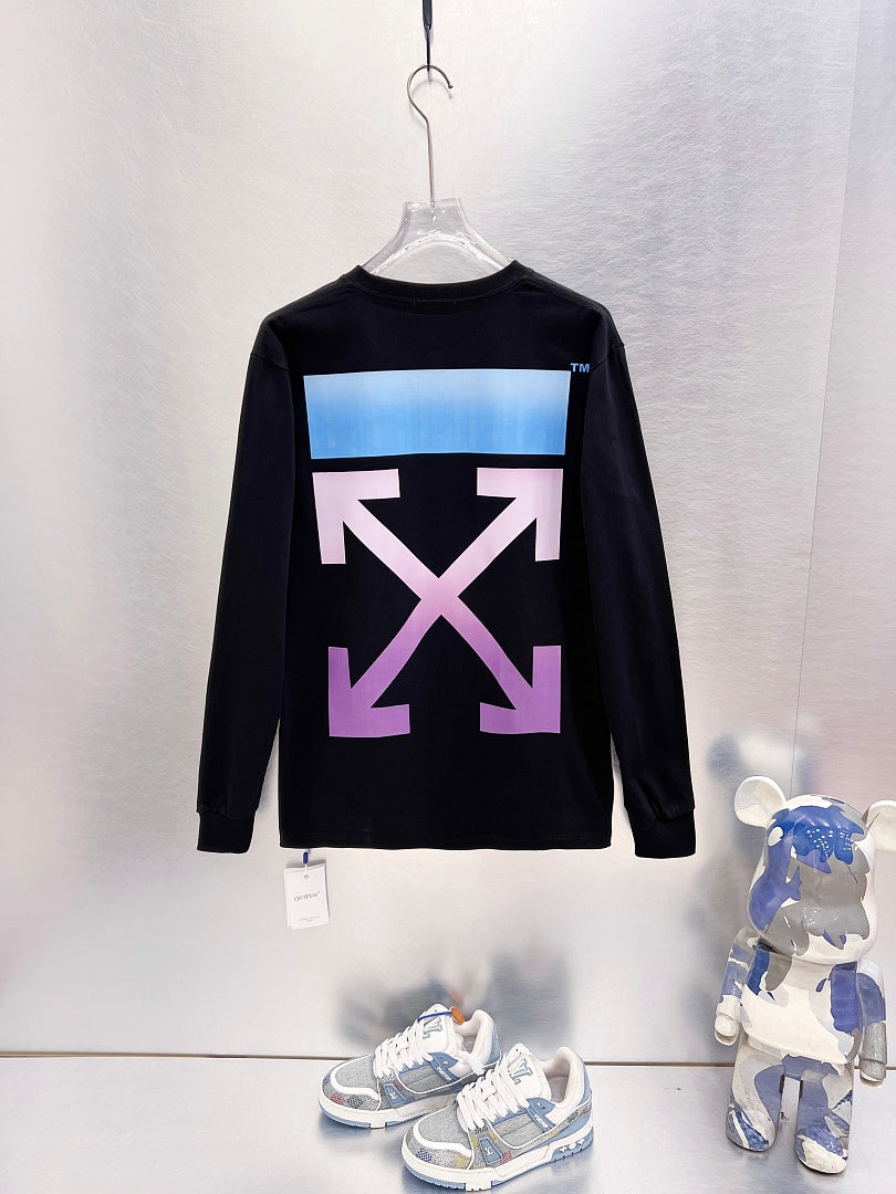 OFF-WHITE Diag Gradient Long-Sleeve T-Shirt