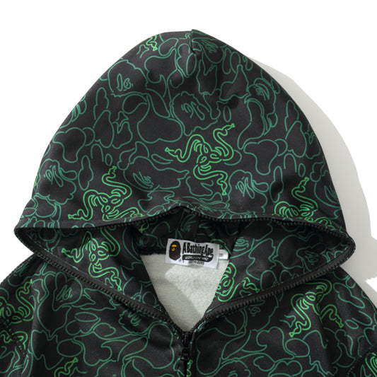 BAPE Shark Snake Zipper Hoodie