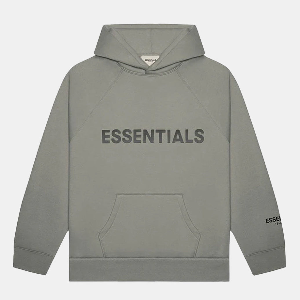Handla Fear of God Essentials "Cement" Applique hoodie (FW20) online | Smidigt och enkelt på nätet - Merchsweden |