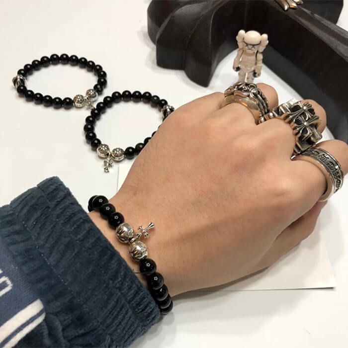 CHROME HEARTS Obsidian bracelet