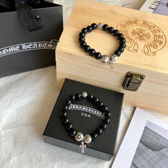 CHROME HEARTS Obsidian bracelet