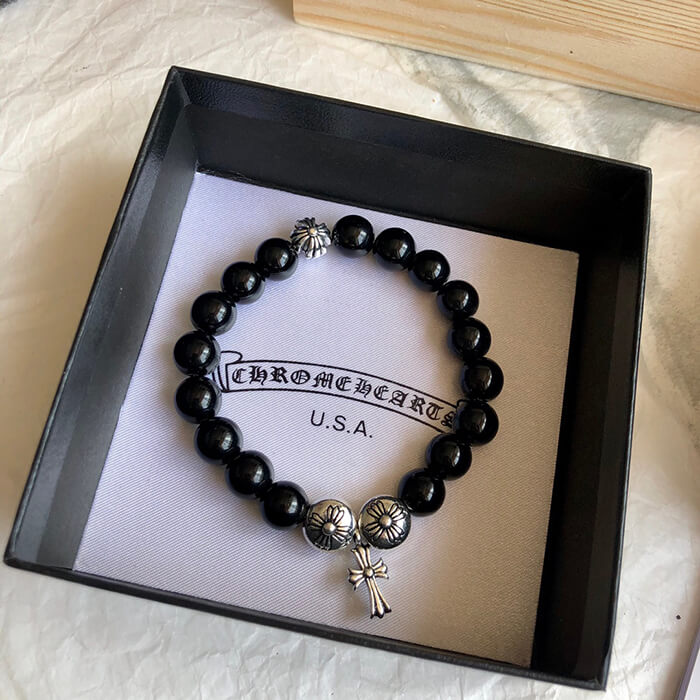 CHROME HEARTS Obsidian bracelet