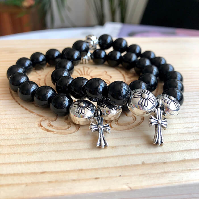 CHROME HEARTS Obsidian bracelet