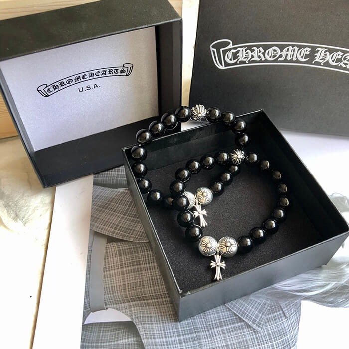 CHROME HEARTS Obsidian bracelet