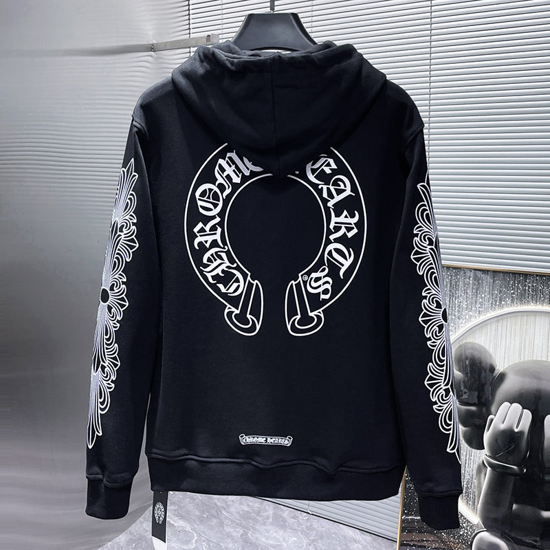 Chrome Hearts Hoodie Zipper Black #8310