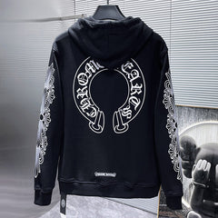 Chrome Hearts Hoodie Zipper Black #8310