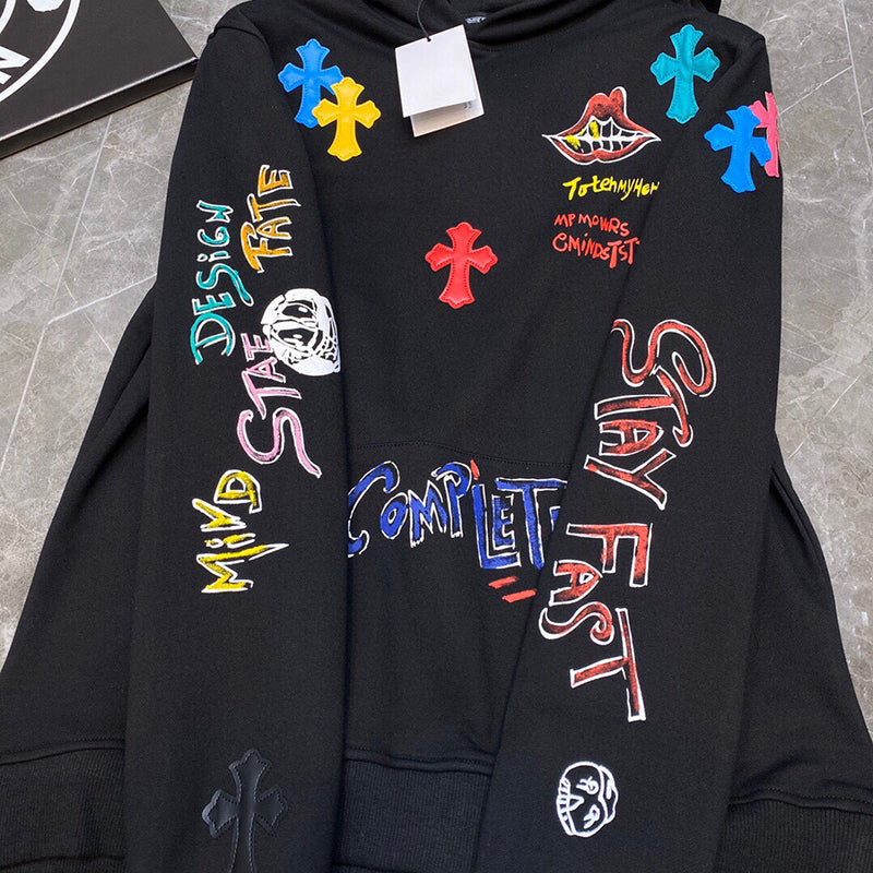 Chrome Hearts Hoodie Black #8115