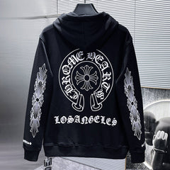 Chrome Hearts Hoodie Zipper Black #8063