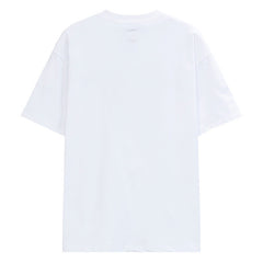 LANVIN Letter Embroidery T-Shirt Whtie