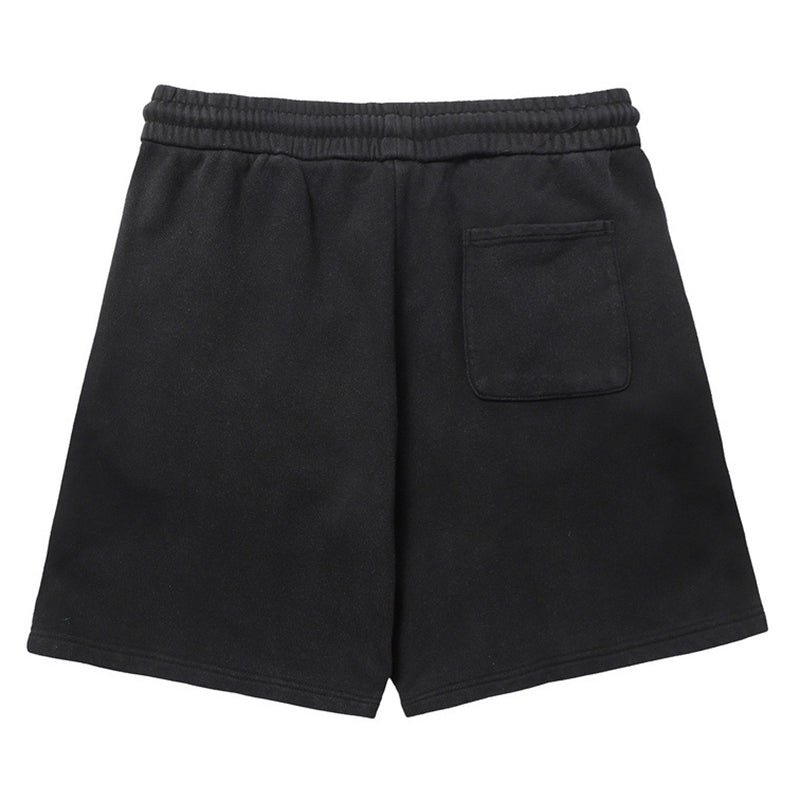 LANVIN Splash ink sports Shorts Black