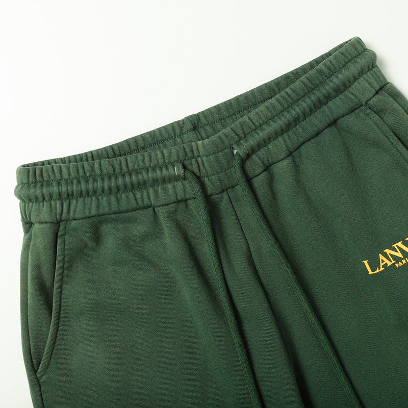 LANVIN Splash ink sports Shorts Green