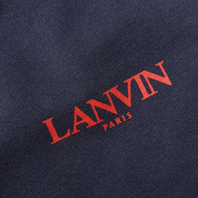 LANVIN Splash ink sports Shorts Navy blue