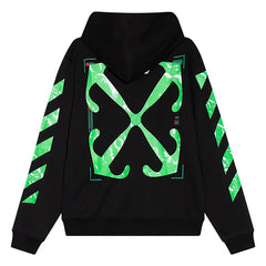 OFF WHITE Moon Image Arrow Hoodie