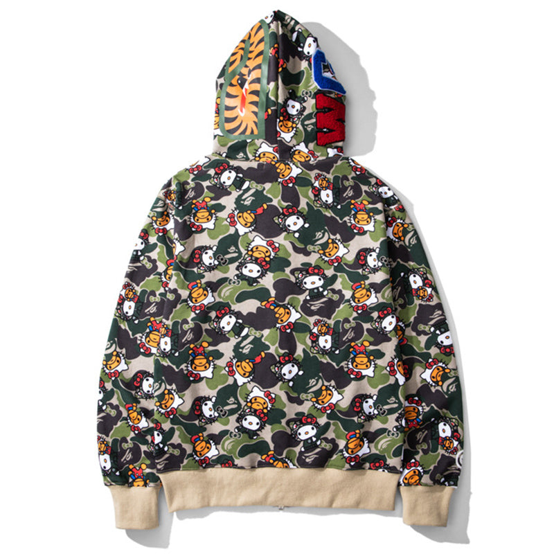 BAPE Hello Kitty CAMO Hoodies