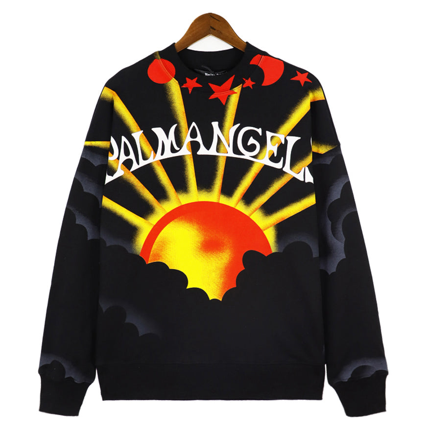 Palm Angels Sunrise PiercesTHE Clouds Sweatshirts