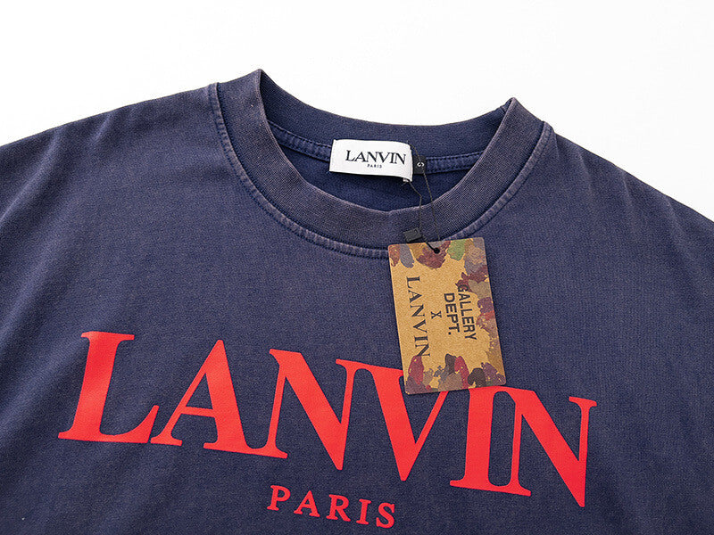 Gallery Dept X LANVIN Hand drawn doodle splash ink letters TEE