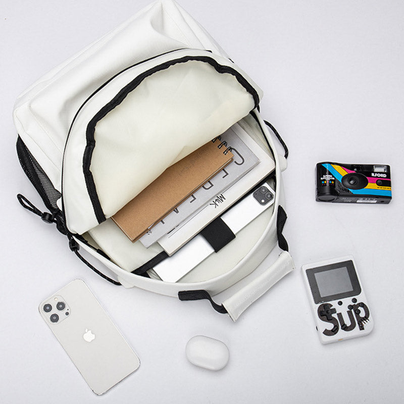 Simple casual fashion student backpack