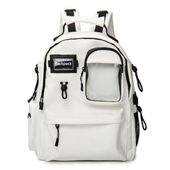 Simple casual fashion student backpack