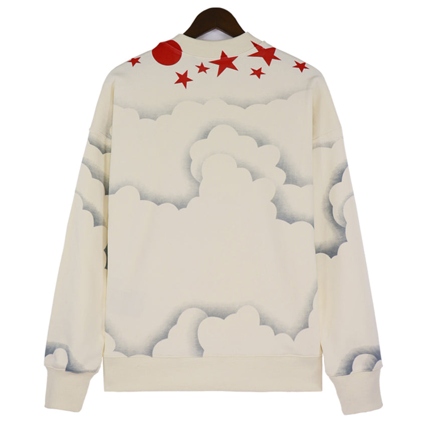 Palm Angels Sunrise PiercesTHE Clouds Sweatshirts